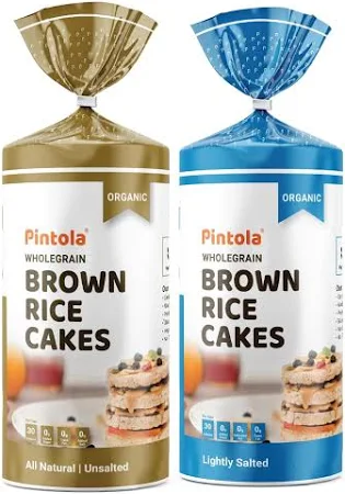 Pintola Organic Wholegrain Brown Rice Cakes Combo Pack